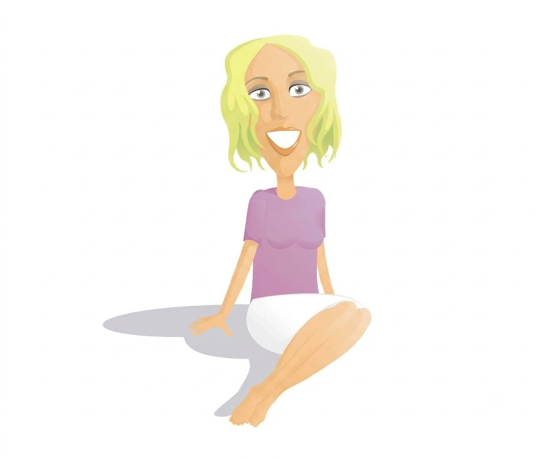 The smiling girl drawn by Egor Zhgun, the face of $ZHGIRL